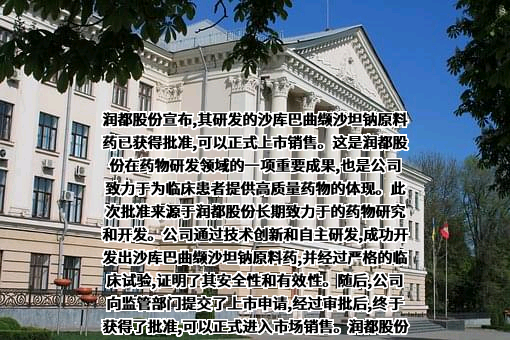 珠海润都制药股份有限公司