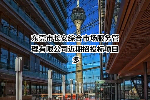 东莞市长安综合市场服务管理有限公司