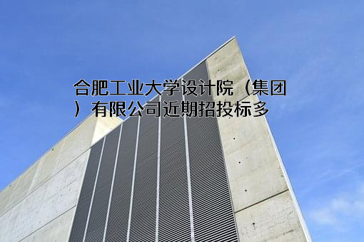 合肥工业大学设计院（集团）有限公司