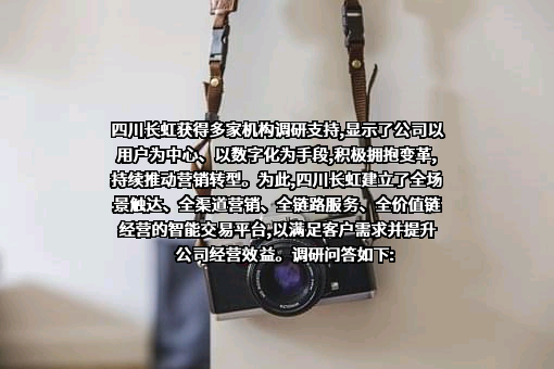 四川长虹电器股份有限公司