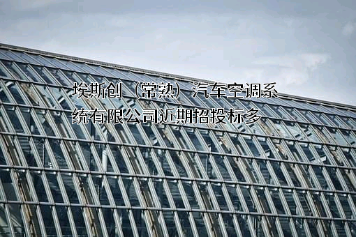 埃斯创（常熟）汽车空调系统有限公司