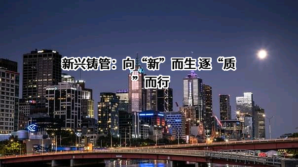 新兴铸管：向“新”而生 逐“质”而行