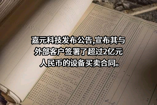 广东嘉元科技股份有限公司