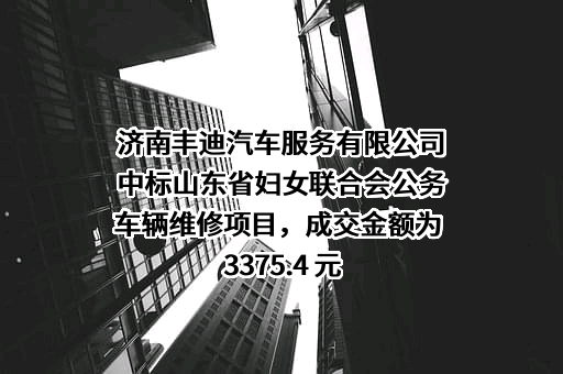 济南丰迪汽车服务有限公司