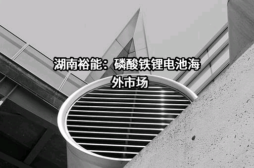 湖南裕能工程有限公司