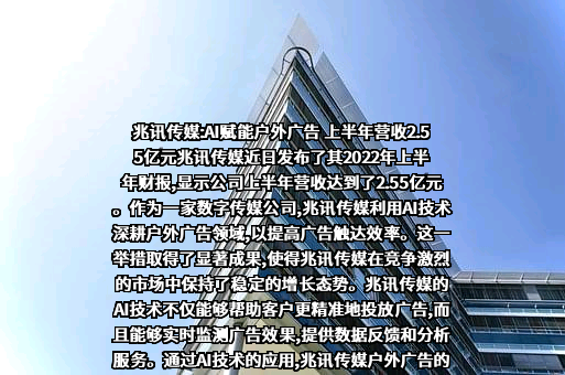 兆讯传媒广告股份有限公司