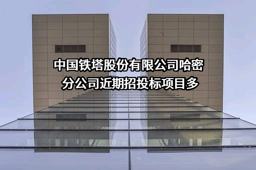 中国铁塔股份有限公司哈密分公司