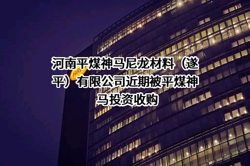 河南平煤神马尼龙材料（遂平）有限公司
