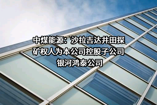 中国中煤能源股份有限公司