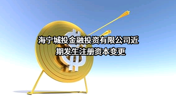 海宁城投金融投资有限公司