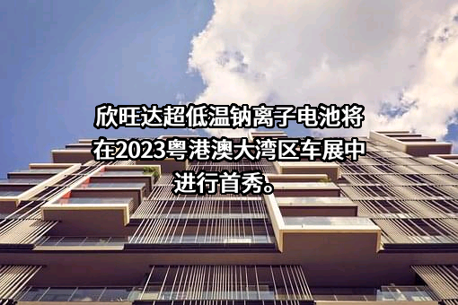 欣旺达电子股份有限公司