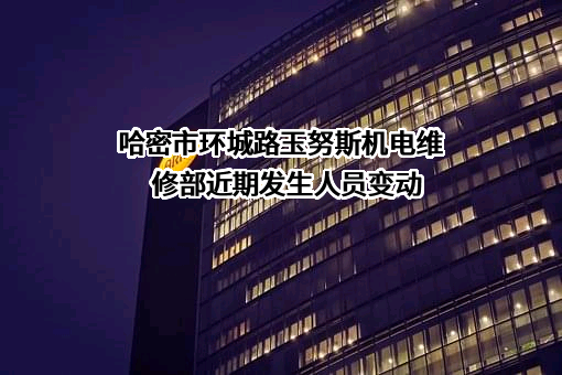 哈密市环城路玉努斯机电维修部