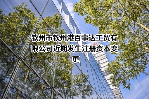 钦州市钦州港百事达工贸有限公司