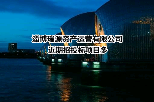 淄博瑞源资产运营有限公司近期招投标项目多