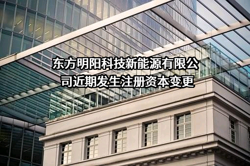 东方明阳科技新能源有限公司