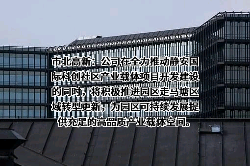 上海市北高新股份有限公司