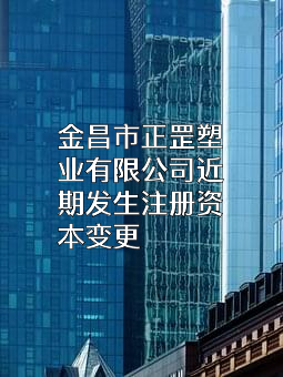 金昌市正罡塑业有限公司