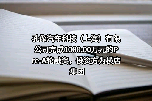 孔像汽车科技（上海）有限公司