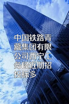 中国铁路青藏集团有限公司西宁工务段