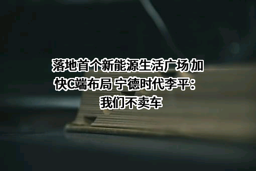 宁德时代新能源科技股份有限公司