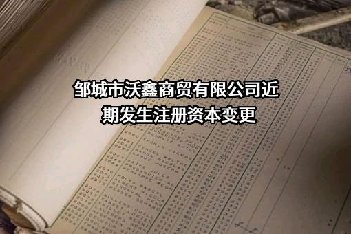 邹城市沃鑫商贸有限公司