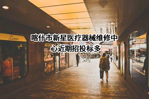 喀什市新星医疗器械维修中心近期招投标项目多