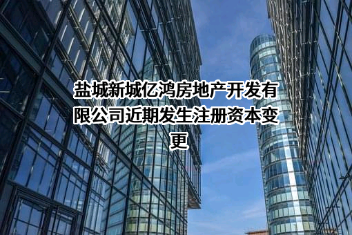 盐城新城亿鸿房地产开发有限公司