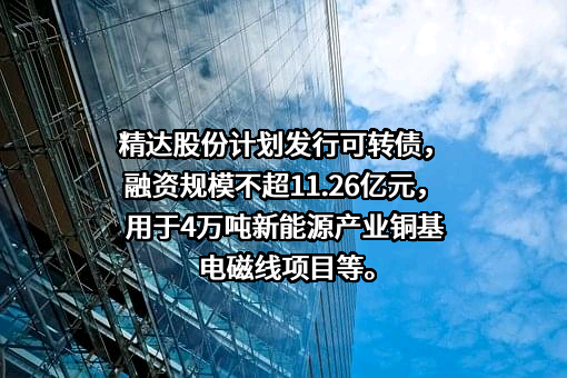 铜陵精达特种电磁线股份有限公司