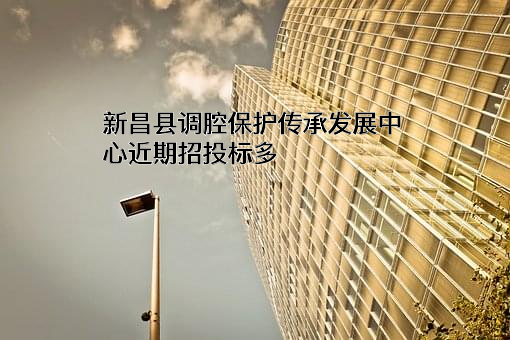 新昌县调腔保护传承发展中心