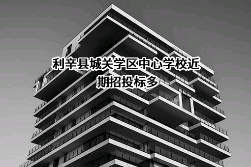 利辛县城关学区中心学校近期招投标项目多