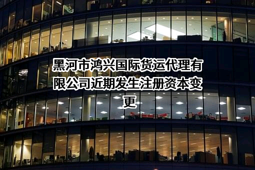 黑河市鸿兴国际货运代理有限公司