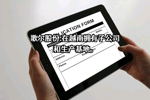 歌尔股份有限公司