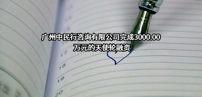 广州中民行咨询有限公司完成3000.00万元的天使轮融资