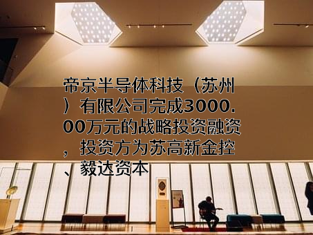 帝京半导体科技（苏州）有限公司