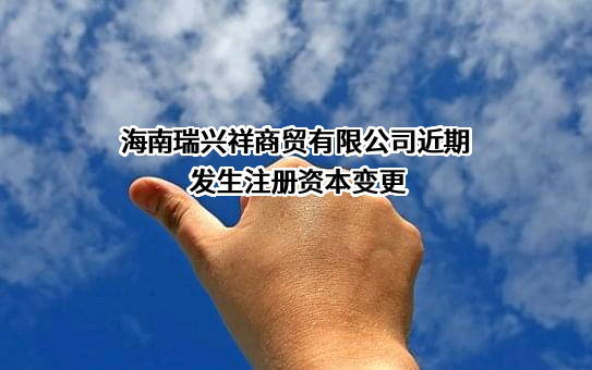海南瑞兴祥商贸有限公司