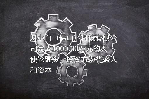 财小白（佛山）科技有限公司
