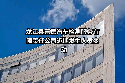 龙江县嘉德汽车检测服务有限责任公司