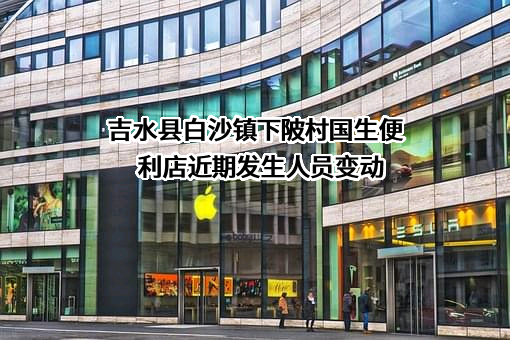 吉水县白沙镇下陂村国生便利店