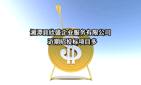 湘潭县欣盛企业服务有限公司近期招投标项目多