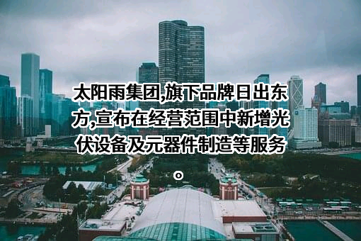日出东方控股股份有限公司