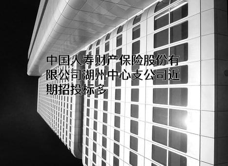 中国人寿财产保险股份有限公司湖州中心支公司