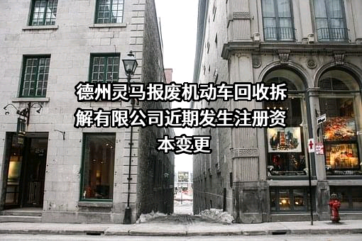 德州灵马报废机动车回收拆解有限公司近期发生注册资本变更