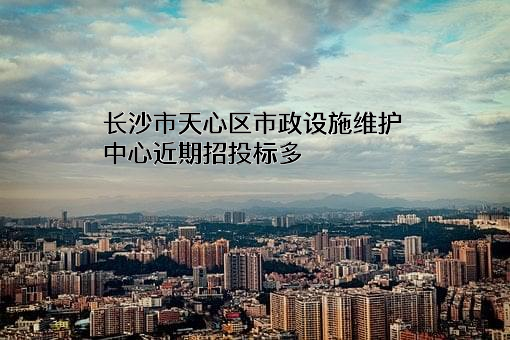 长沙市天心区市政设施维护中心