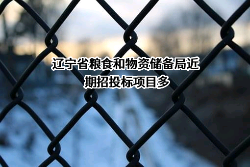 辽宁省粮食和物资储备局近期招投标项目多