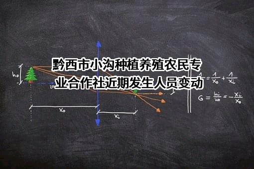 黔西市小沟种植养殖农民专业合作社近期发生人员变动