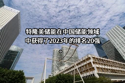 成都特隆美储能技术有限公司