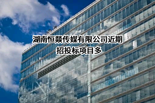 湖南恒燚传媒有限公司近期招投标项目多