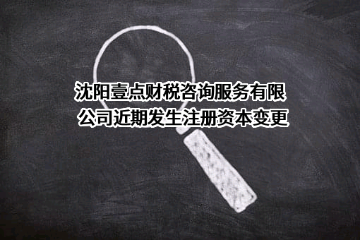 沈阳壹点财税咨询服务有限公司