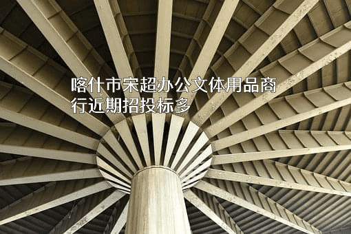 喀什市宋超办公文体用品商行