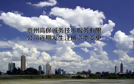 贵州高保诚务技术服务有限公司